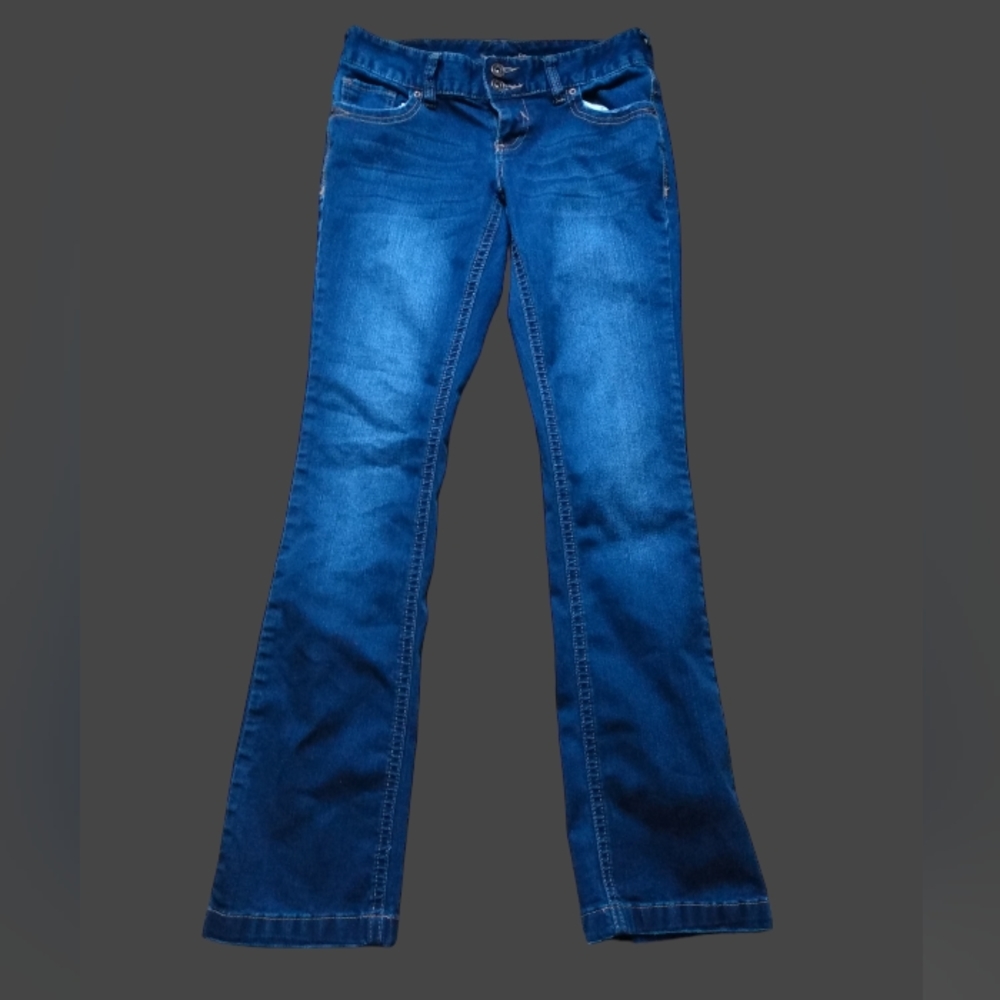 Boot cut jeans dark color size 3/4